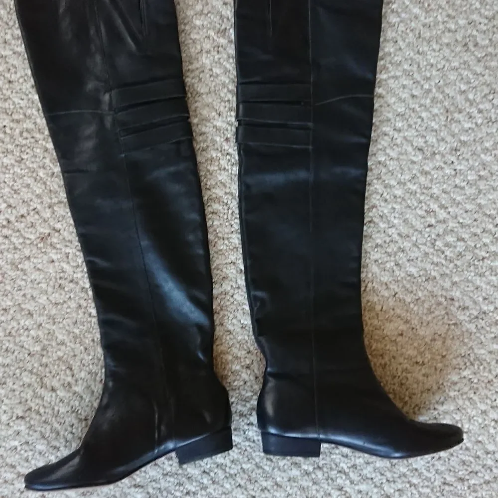 Joie Coachella Buckle Over The Knee Boots Size 36